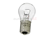 1156LL Osram-Sylvania Tail Light Bulb; 12V - 21W, Clear