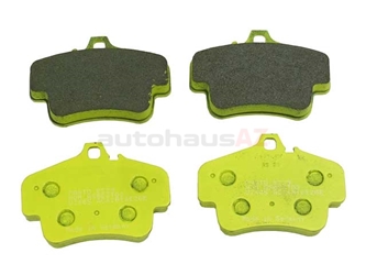 995541936 Pagid Racing Brake Pad Set; Front