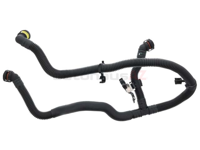 94610723933 Genuine Porsche Crankcase Breather Hose; Left to Right Valve Cover Vent Valves