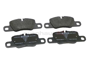 97035294908 Genuine Porsche Brake Pad Set; Rear
