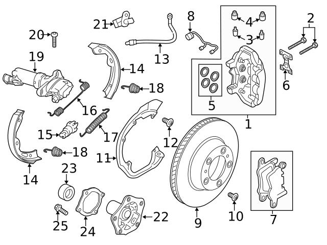 971615602 Genuine Porsche Disc Brake Rotor; Rear Right