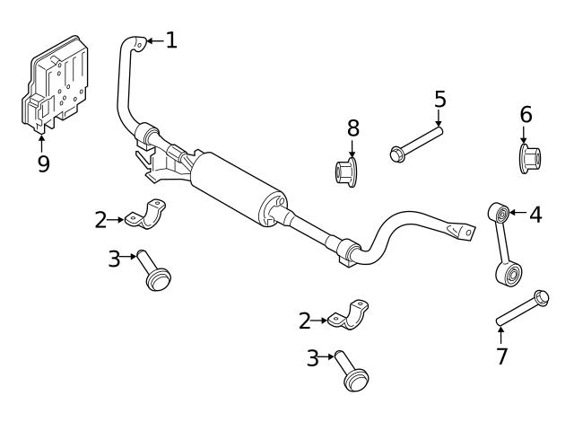 N10699901 Genuine Porsche Engine Mount Bolt; Left, Right