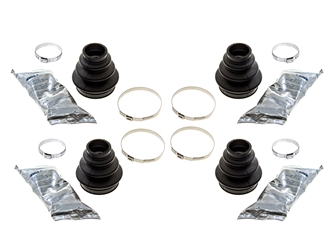 PORRRBOOTKIT AAZ Preferred Axle Boot Kit; Rear Inner and Outer, Clamps, Grease; KIT