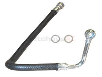 PSH0240 Rein Automotive Power Steering Return Hose; Rack to Cooling Coil