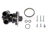 06H121026DR Rein Automotive Engine Water Pump and Thermostat Assembly; Complete Assembly with Housing and Thermostat