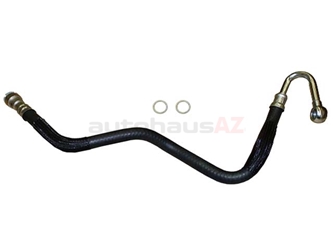 32416764026 Rein Automotive Power Steering Hose; Steering Rack to Cooling Coil