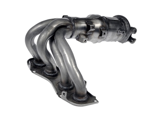 674-966 Dorman Exhaust Manifold with Integrated Catalytic Converter; Integrated Exhaust Manifold With Converter - Tubular