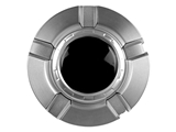 909-027 Dorman Wheel Cap; Brushed Aluminum Wheel Center Cap