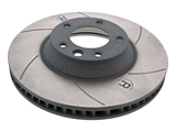 95535140251 Sebro Slotted & Coated Disc Brake Rotor; Front Right