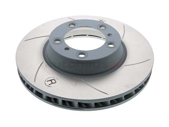 99635141004 Sebro Slotted & Coated Disc Brake Rotor; Front Right