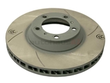 99735140601 Sebro Slotted & Coated Disc Brake Rotor; Directional Front Right
