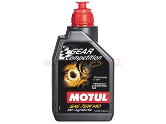 001989520310 Motul Gear Competition Differential Oil; 75W-140 Hypoid Oil; 1 Liter