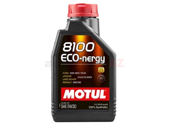102782 Motul 8100 Eco-nergy Engine Oil; 5W-30 Synthetic (1 Liter)