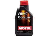 106142 Motul 8100 X-power Engine Oil; 10W-60 Synthetic; 1 Liter
