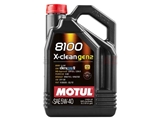 109762 Motul 8100 X-clean gen2 Engine Oil; 5W-40 Synthetic (5 Liter)