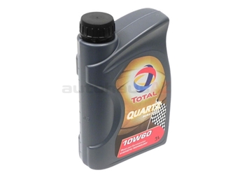 182162 Total Quartz Racing Engine Oil; 10W-60 Synthetic; 1 Liter