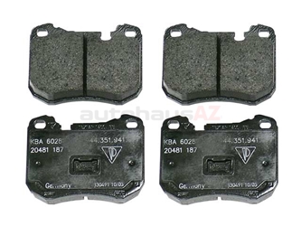 94435195102 Textar Brake Pad Set; Front