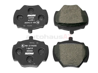 SFP500190 Textar Brake Pad Set; Rear