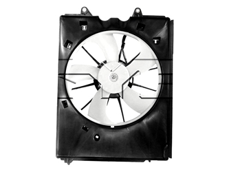 601490 TYC Cooling Fan Assembly; Left