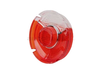 63211351669 URO Parts Tail Light Lens; Left; USA Version; Red Center
