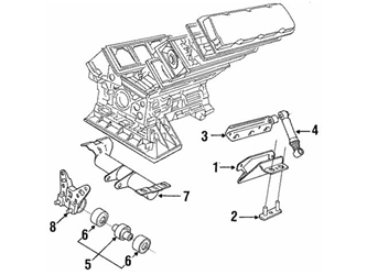 1205994 Genuine Volvo Engine Mount