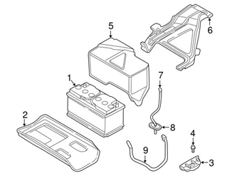 30658299 Genuine Volvo Battery Cable Harness