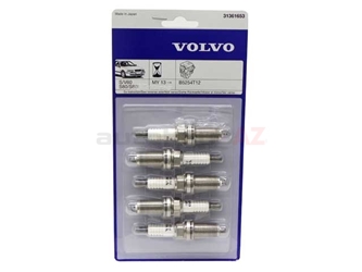 31361653 Genuine Volvo Spark Plug; Pack of 5