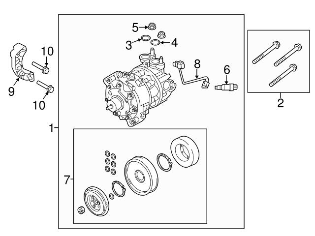 31469971 Genuine Volvo A/C Compressor Relief Valve