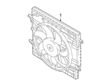 31657772 Genuine Volvo Engine Cooling Fan Assembly