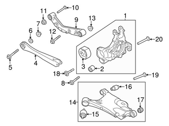 32246810 Genuine Volvo Control Arm; Front Right Lower