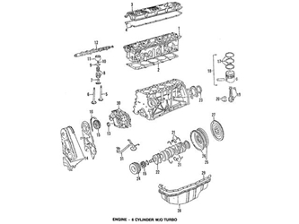 034198491D Genuine VW/Audi Engine Crankshaft Main Bearing