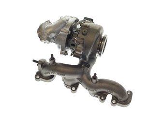 03L253056X Genuine VW/Audi Turbocharger with Exhaust Manifold