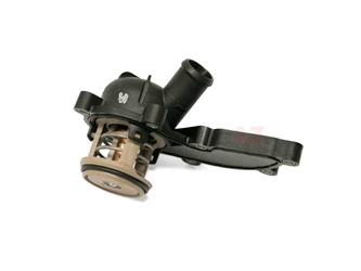 06E121111M Genuine Audi Thermostat; 88C with Housing
