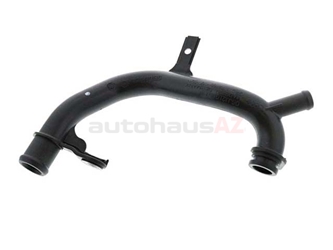 06J121065F Genuine Audi Coolant Pipe; Trans Cooler to Water Pump