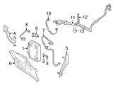 3D0317813D Genuine VW/Audi Coolant Bypass Pipe