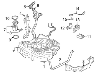 5Q0919051BH Genuine VW/Audi Fuel Pump and Sender Assembly