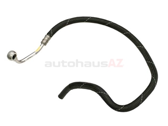 8E1422891AM Genuine Audi Power Steering Hose; Return Hose from Rack to Cooling Pipe