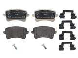 8K0698451P Genuine VW/Audi Brake Pad Set; Rear