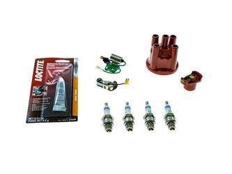 VW009TUNEUPKIT AAZ Preferred Ignition Tune-Up Kit; Cap, Rotor, Points, Condenser, Plugs; KIT