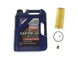 VW5OILFLTR2KIT Liqui Moly Synthoil Premium + Mann Oil Change Kit - 5W-40 Fully Synthetic