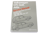 VW8000112 Robert Bentley Repair Manual - Book Version; 1985-1992 VW Golf & Jetta; OE Factory Authorized