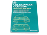 VW8000148 Robert Bentley Repair Manual - Book Version; 1980-1992 VW Vanagon + 1986-1992 Vanagon Syncro; OE Factory Authorized
