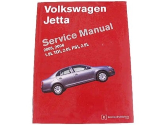 VW8000500 Robert Bentley Repair Manual - Book Version; 2005-2006 Jetta V; OE Factory Authorized