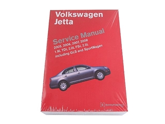 VW8000501 Robert Bentley Repair Manual - Book Version; 2005-2010 Volkswagen Jetta V; OE Factory Authorized