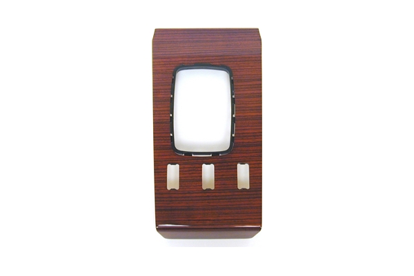WK-107ZC-4 URO Parts Auto Trans Shift Cover; Shift Cover Plate, Zebrano